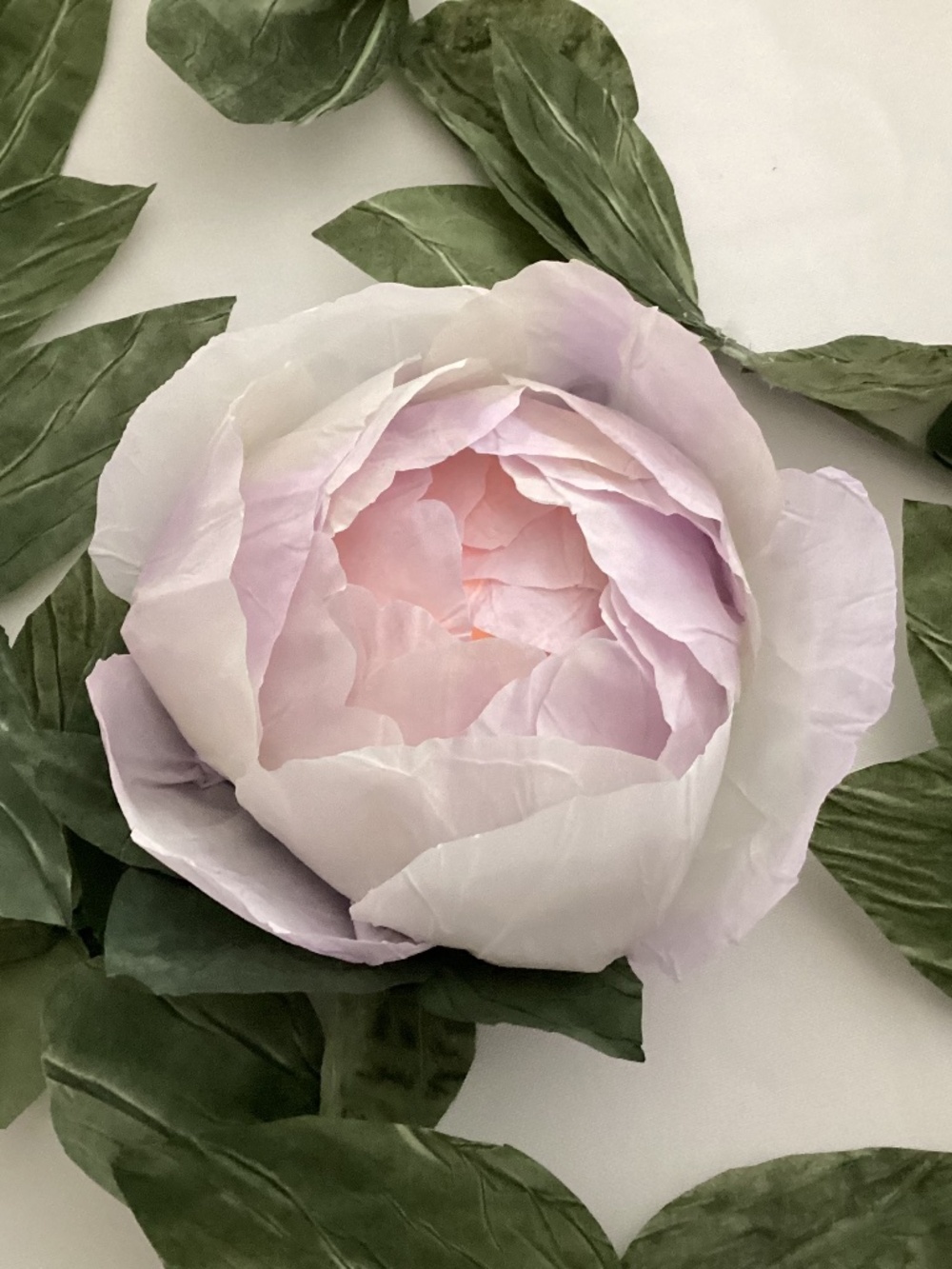 Peony hand crafted votive cover